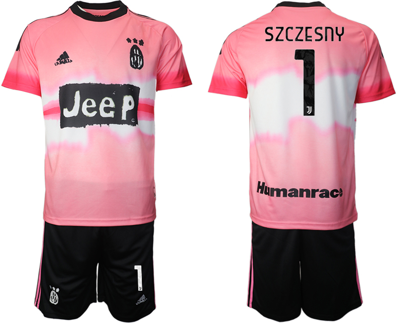 Men 2021 Juventus adidas Human Race #1 soccer jerseys->juventus jersey->Soccer Club Jersey